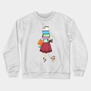 Shopping Lady Crewneck Sweatshirt